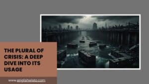 Read more about the article The Plural of Crisis: A Deep Dive into Its Usage