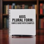 Axis Plural Form: Simple Guide with Examples