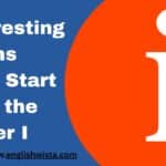 Interesting Nouns That Start With the Letter I