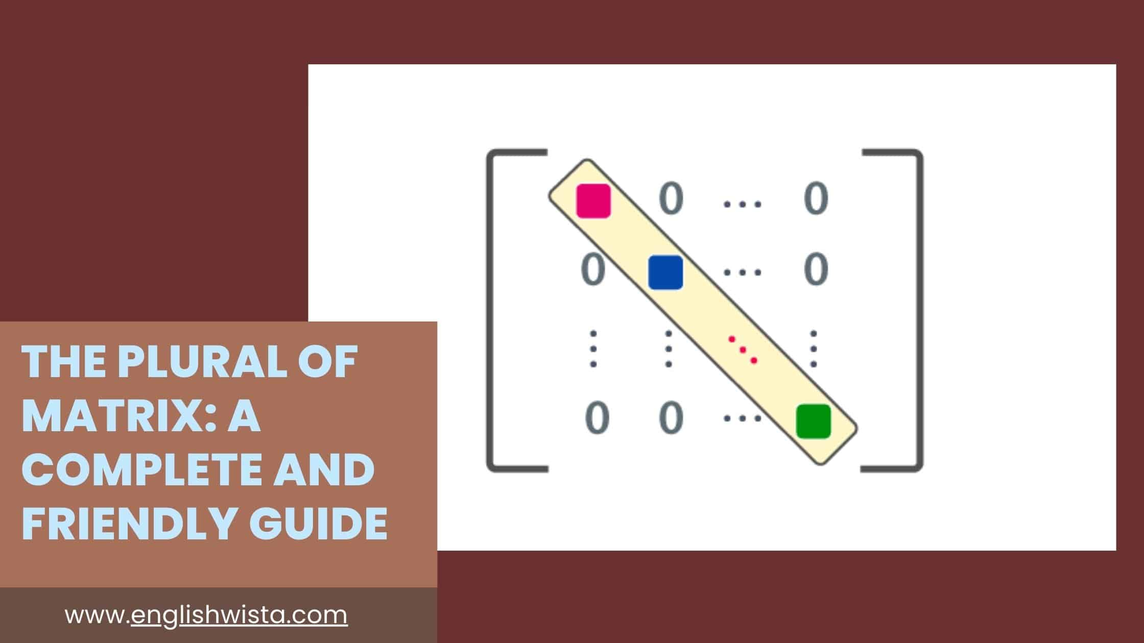 You are currently viewing The Plural of Matrix: A Complete and Friendly Guide