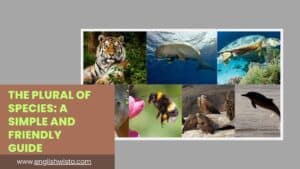 Read more about the article The Plural of Species: A Simple and Friendly Guide