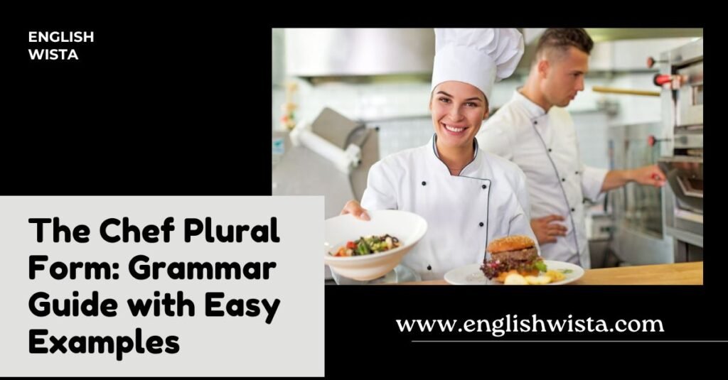 The Chef Plural Form: Grammar Guide with Easy Examples - English Wista