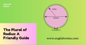 Read more about the article The Plural of Radius: A Friendly Guide