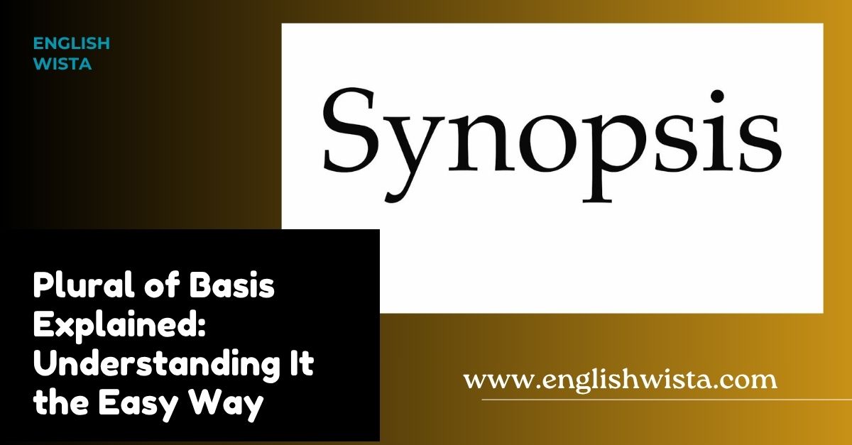 Read more about the article The Plural of Synopsis: Understanding the Right Form