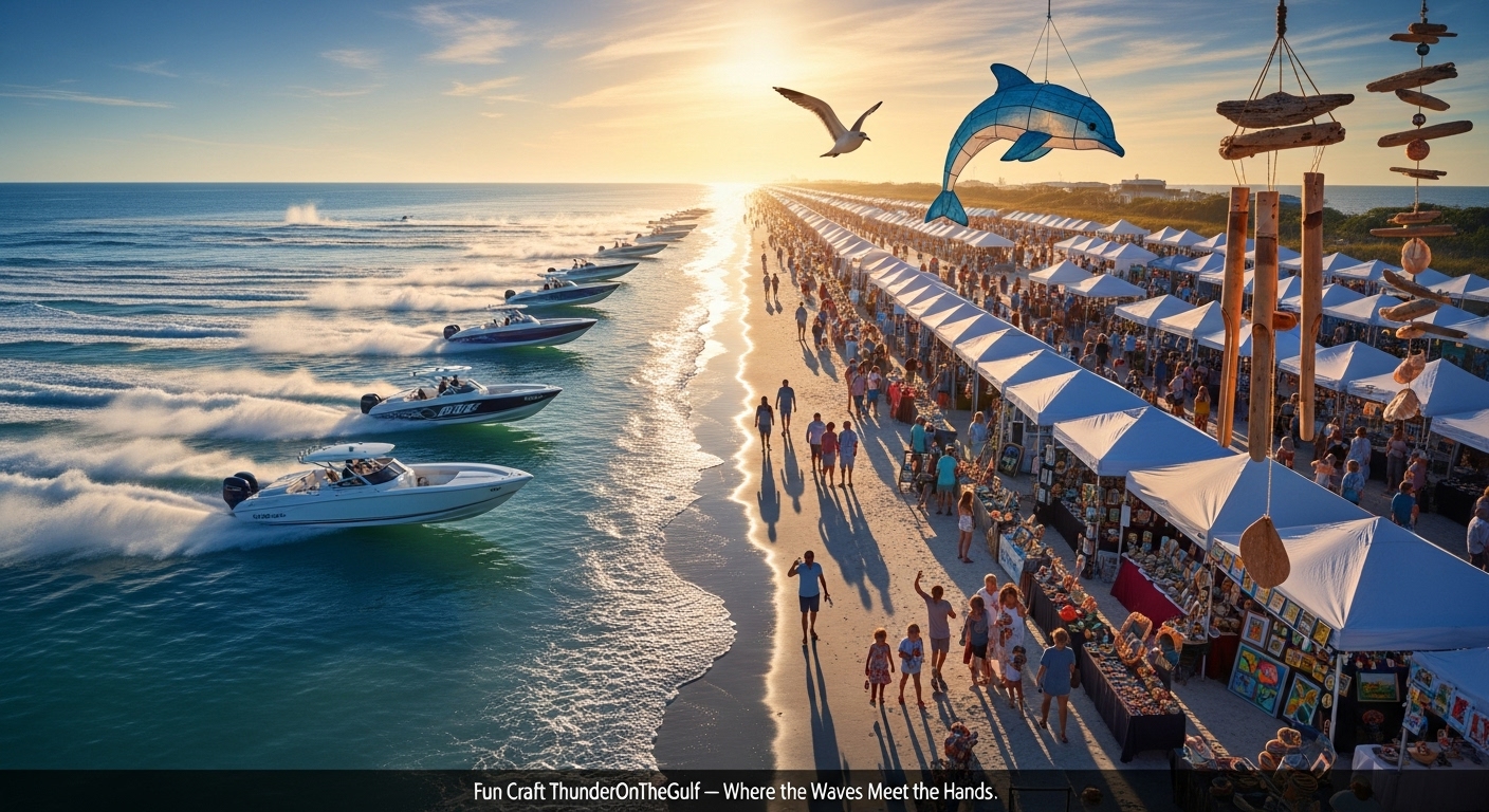 You are currently viewing Fun Craft ThunderOnTheGulf: Where Creativity, Community & Coastal Adventure Collide