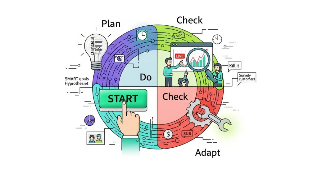 Pedro Paulo’s The Continuous Improvement Loop: Plan → Do → Check → Adapt
