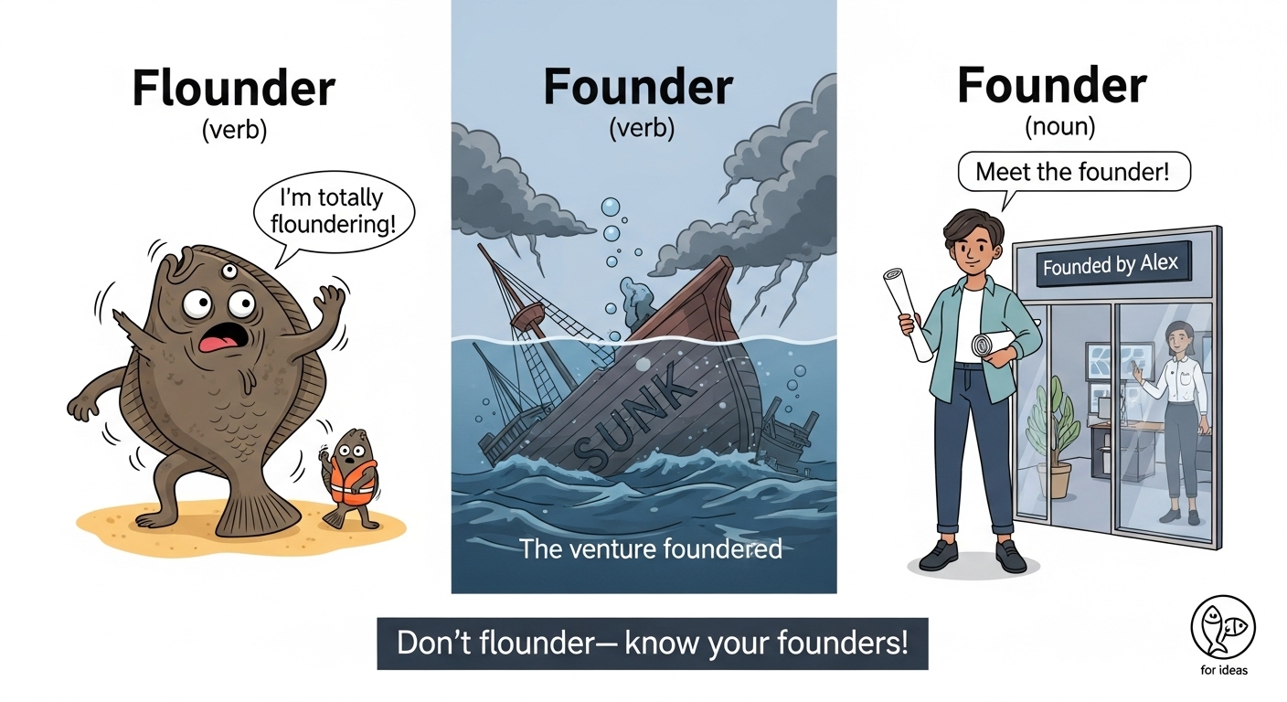Read more about the article Flounder or Founder: What’s the Difference?