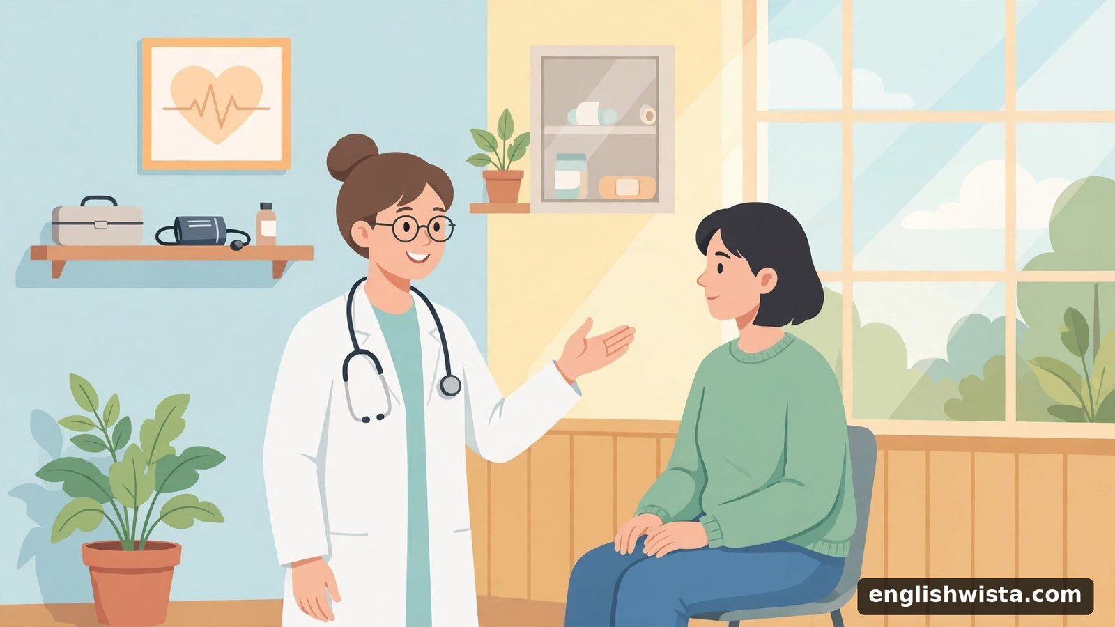 Doctor advising a patient