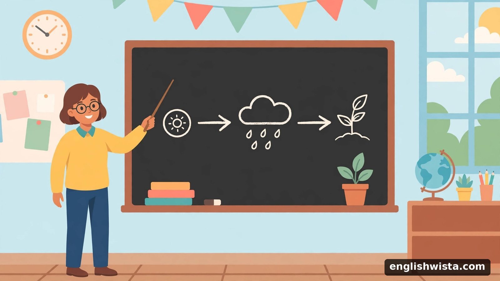 Classroom scene learning affect vs effect