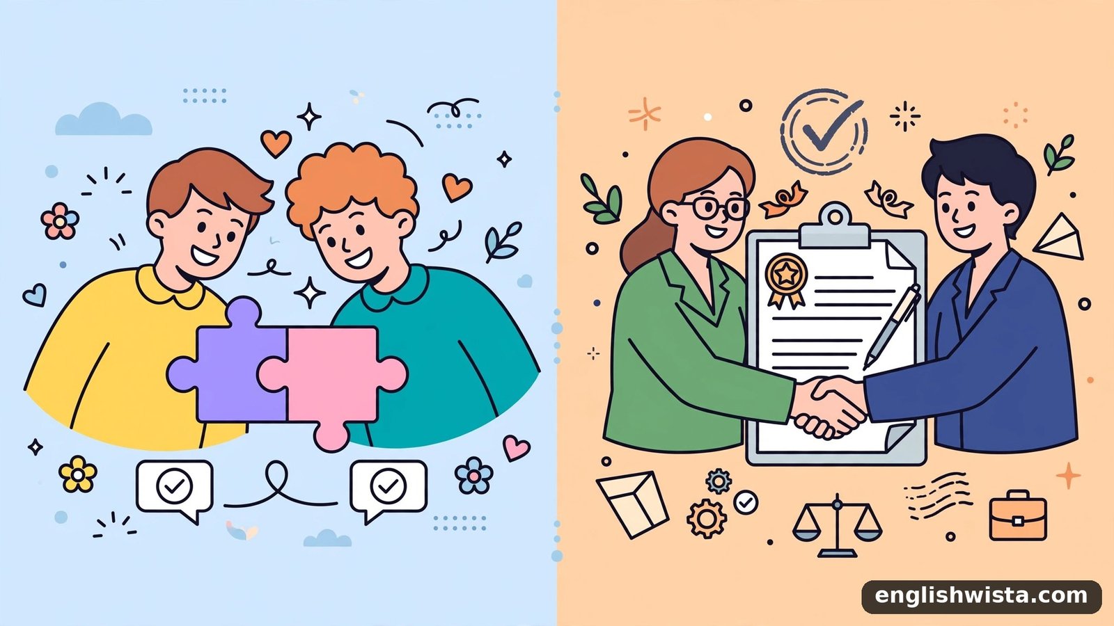 Agreeance and Agreement difference