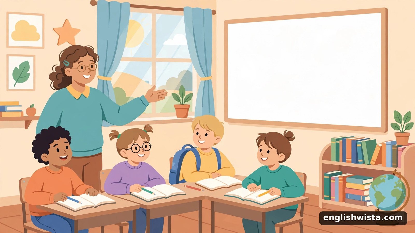 Classroom scene learning altar vs alter