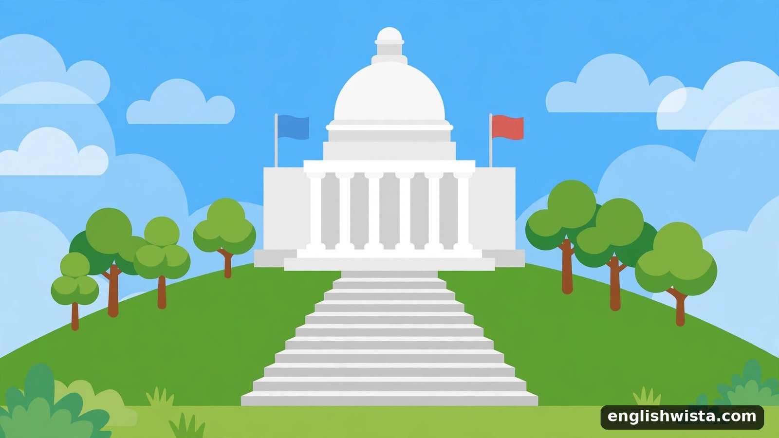 Domed government building for capitol