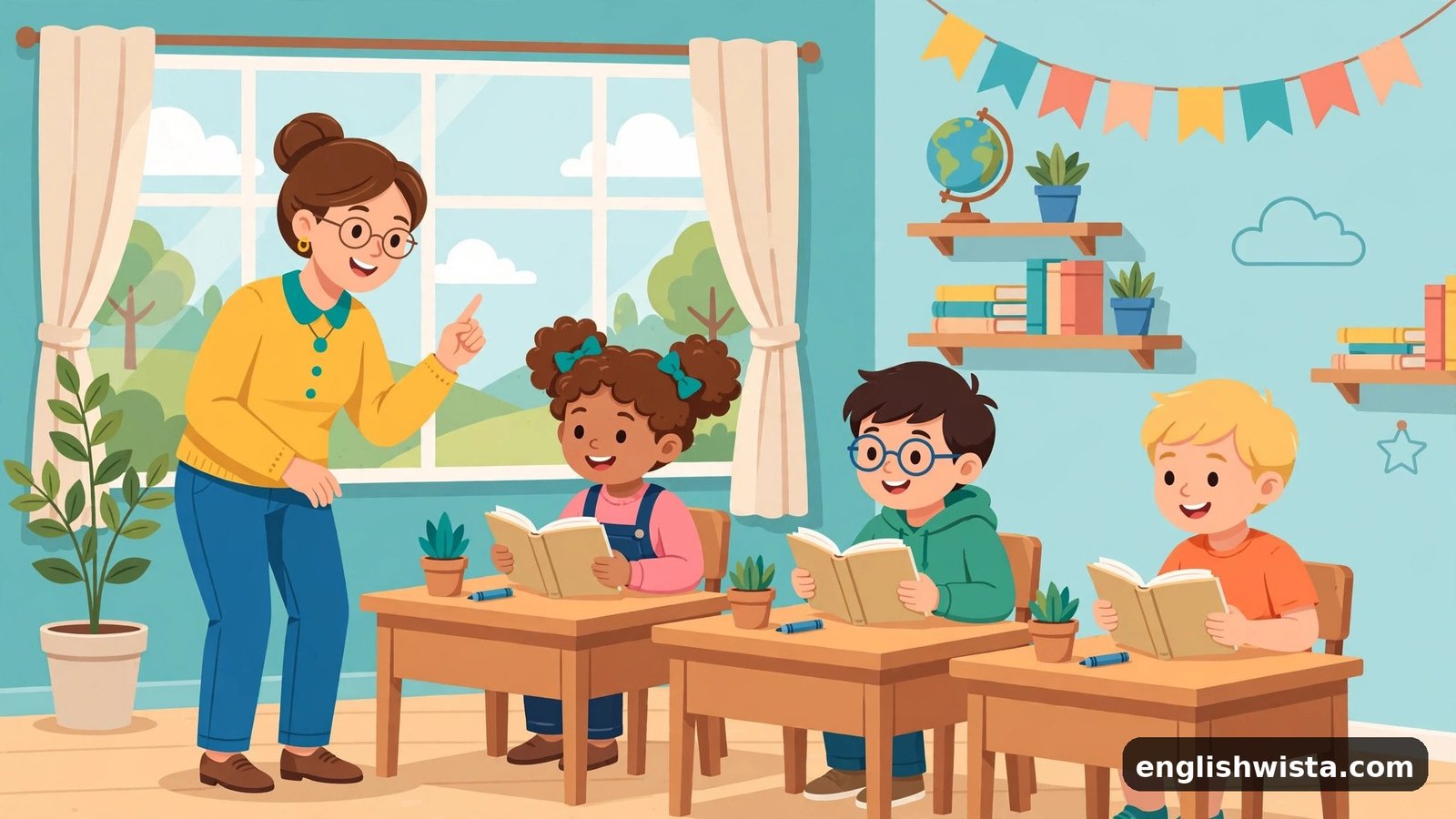 Classroom scene learning complement vs compliment
