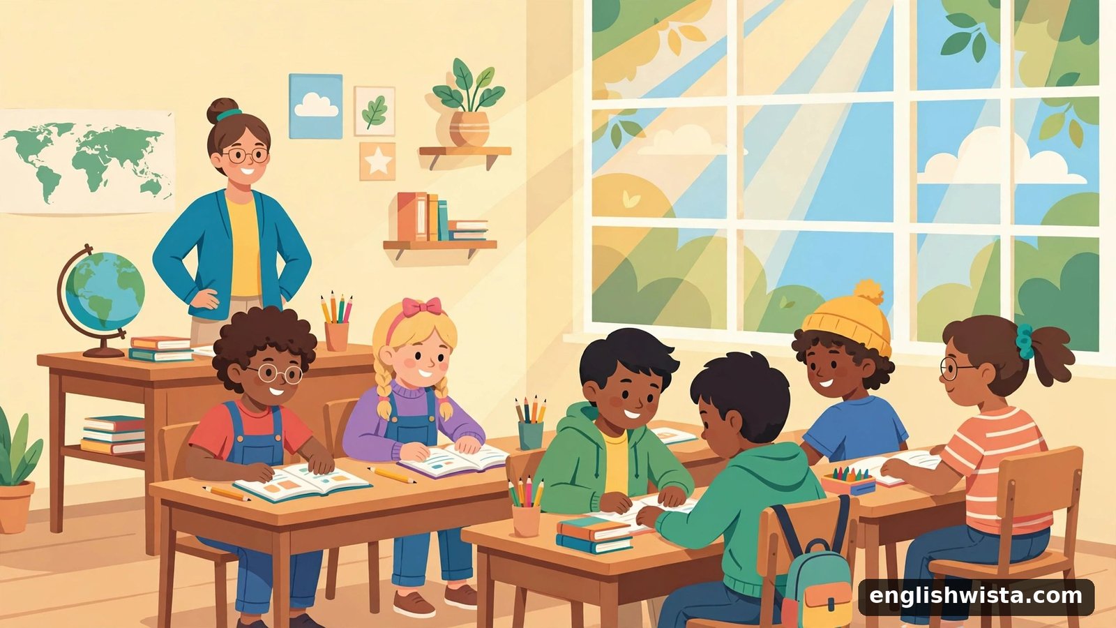 Classroom scene learning conscience vs conscious