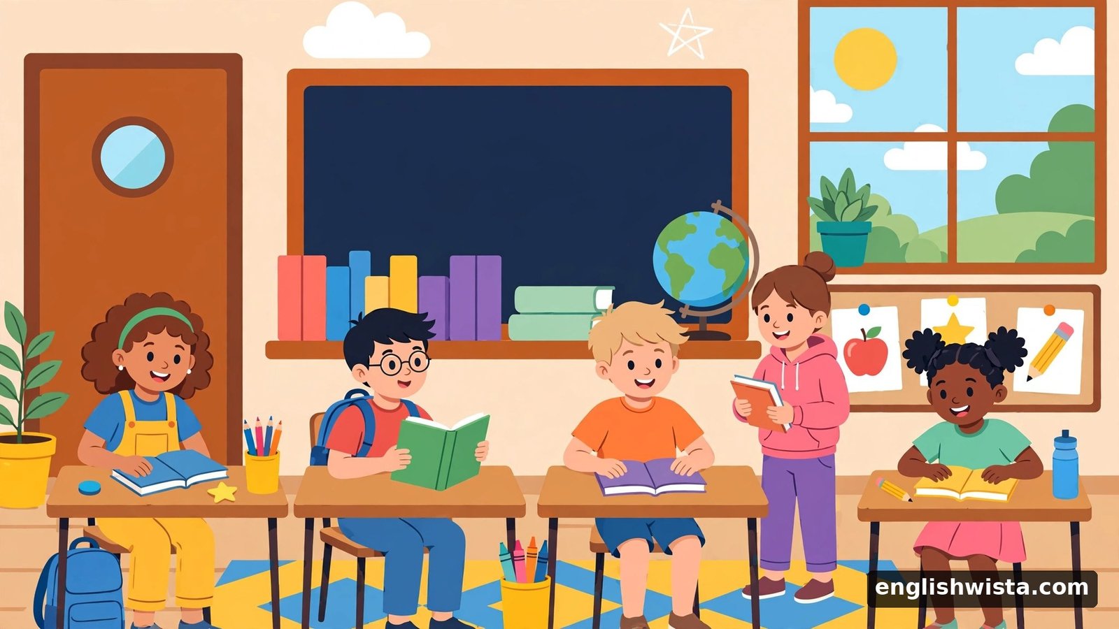 Classroom scene learning discreet vs discrete