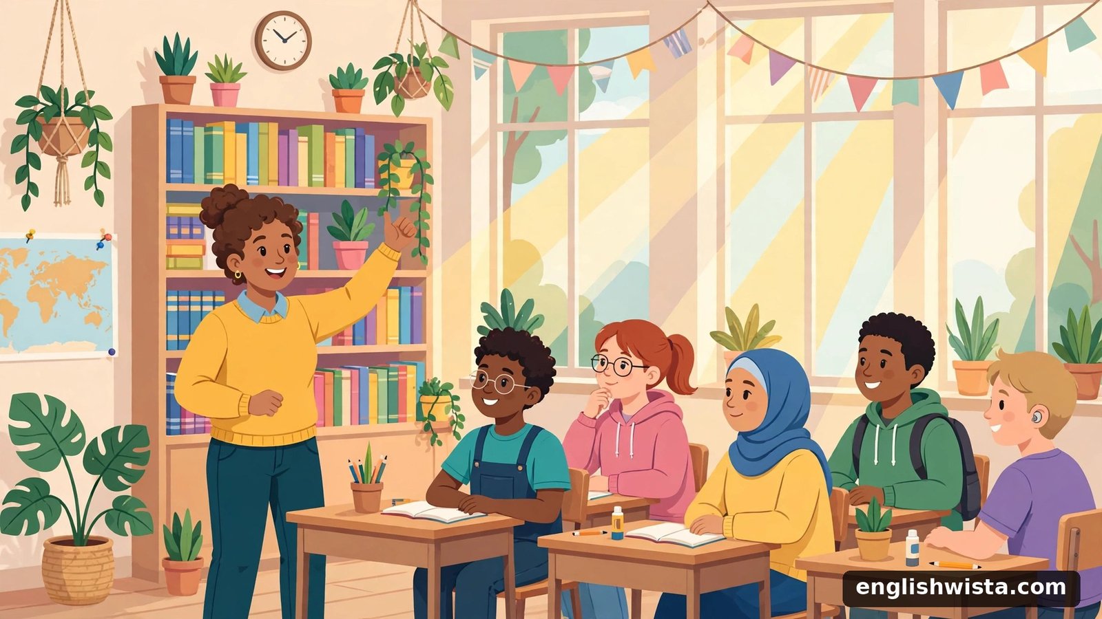 Classroom scene learning disinterested vs uninterested