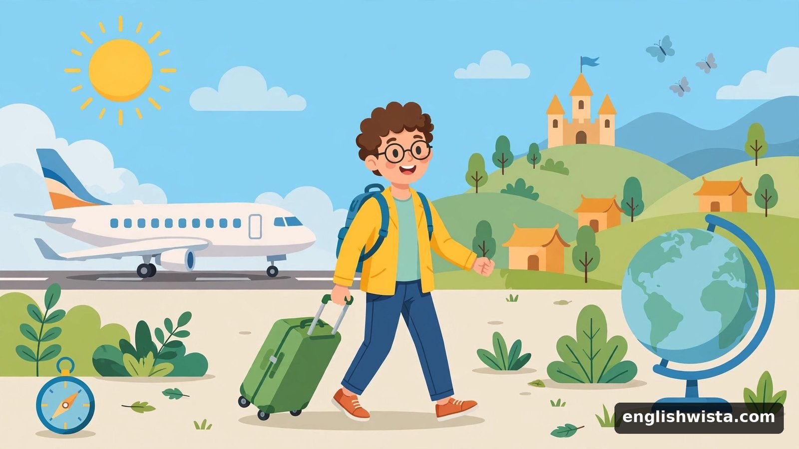 Person arriving in new country for immigrate