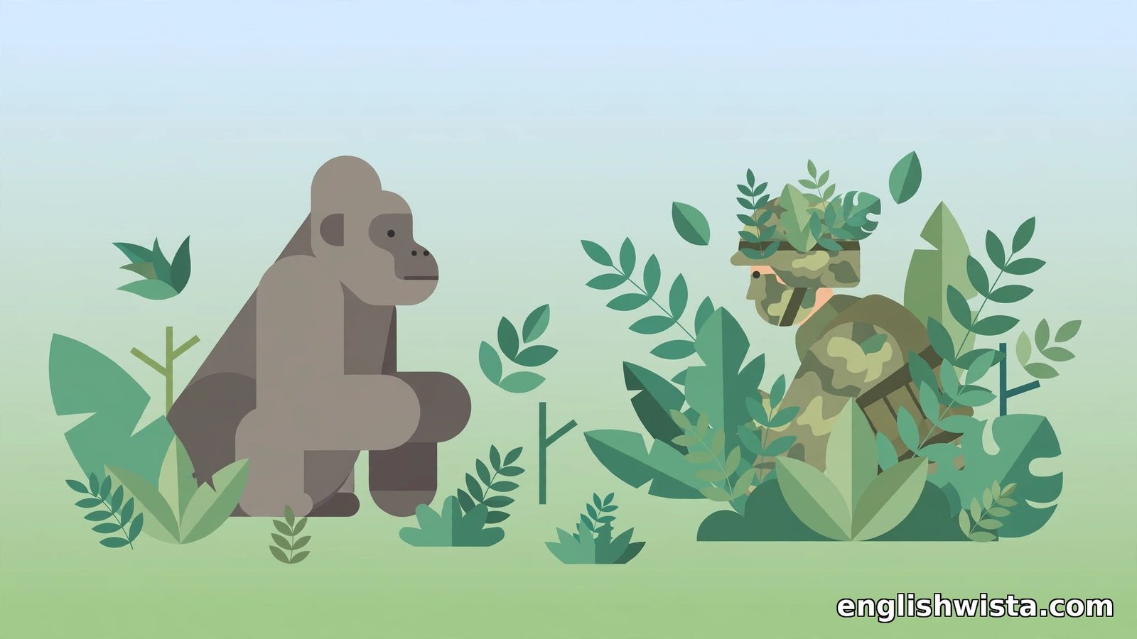 Read more about the article Gorilla vs Guerrilla: What’s the Difference? Simple Guide with Examples