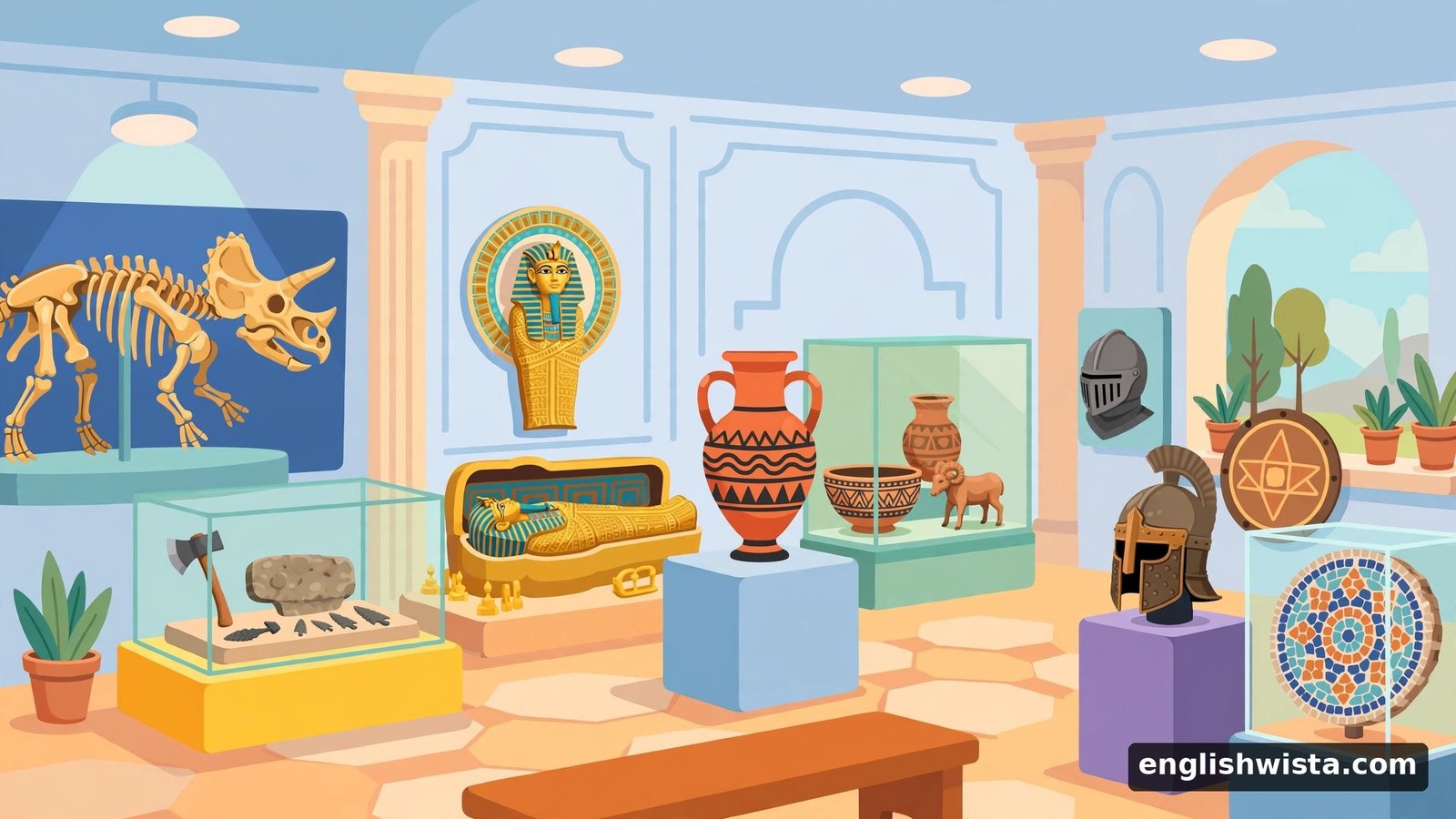 Museum scene learning historic vs historical