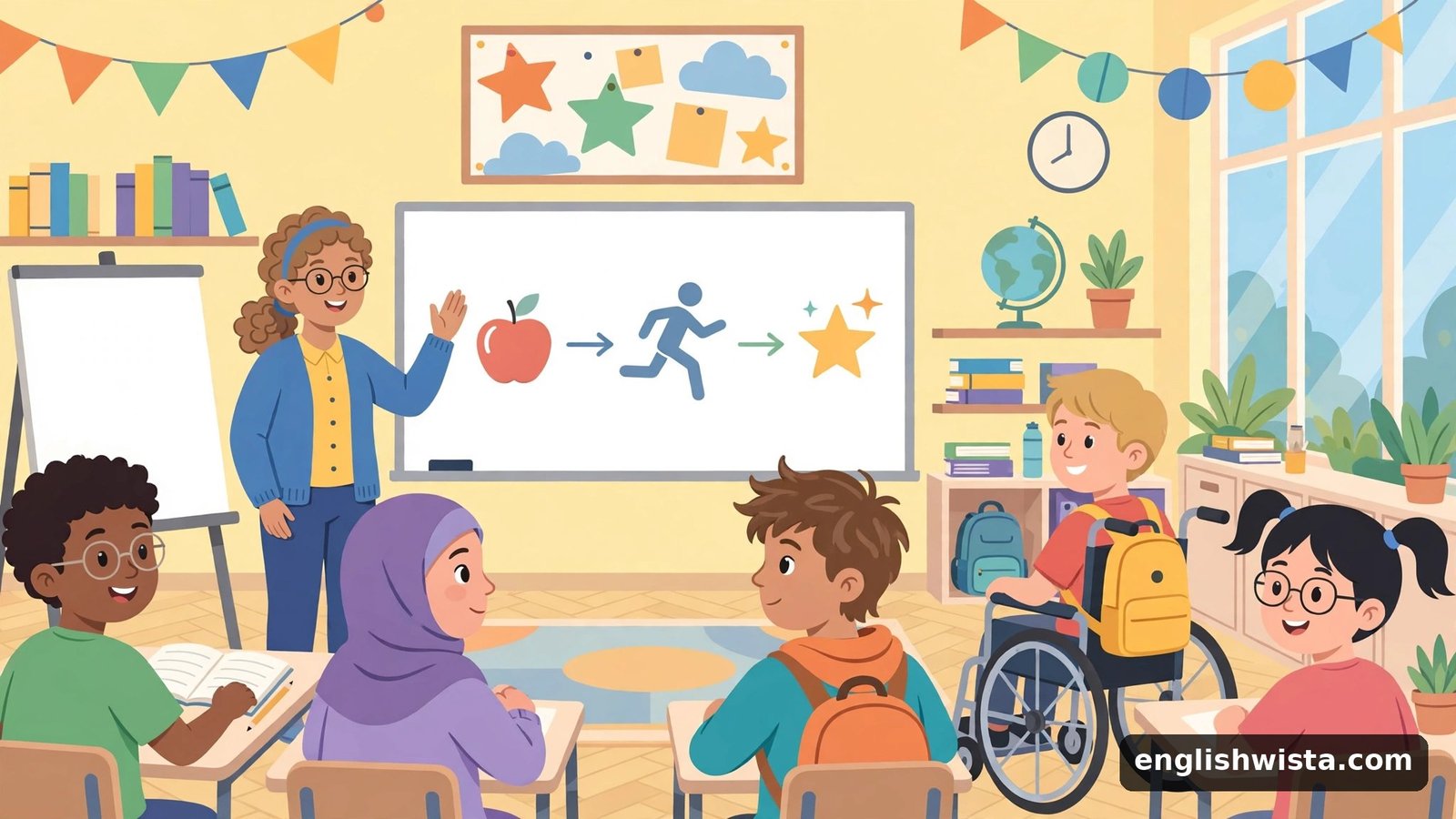 Classroom scene learning hope vs wish