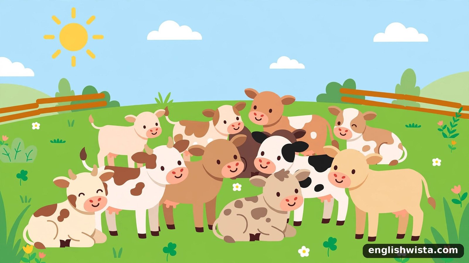 Illustration of many Calfs