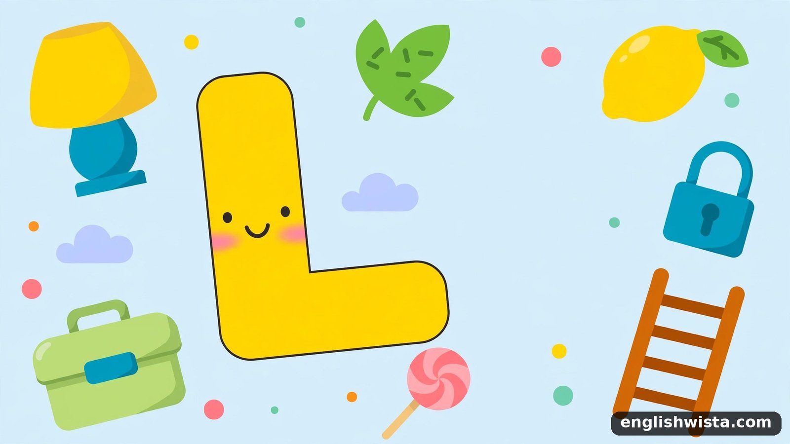 Letter L with nouns