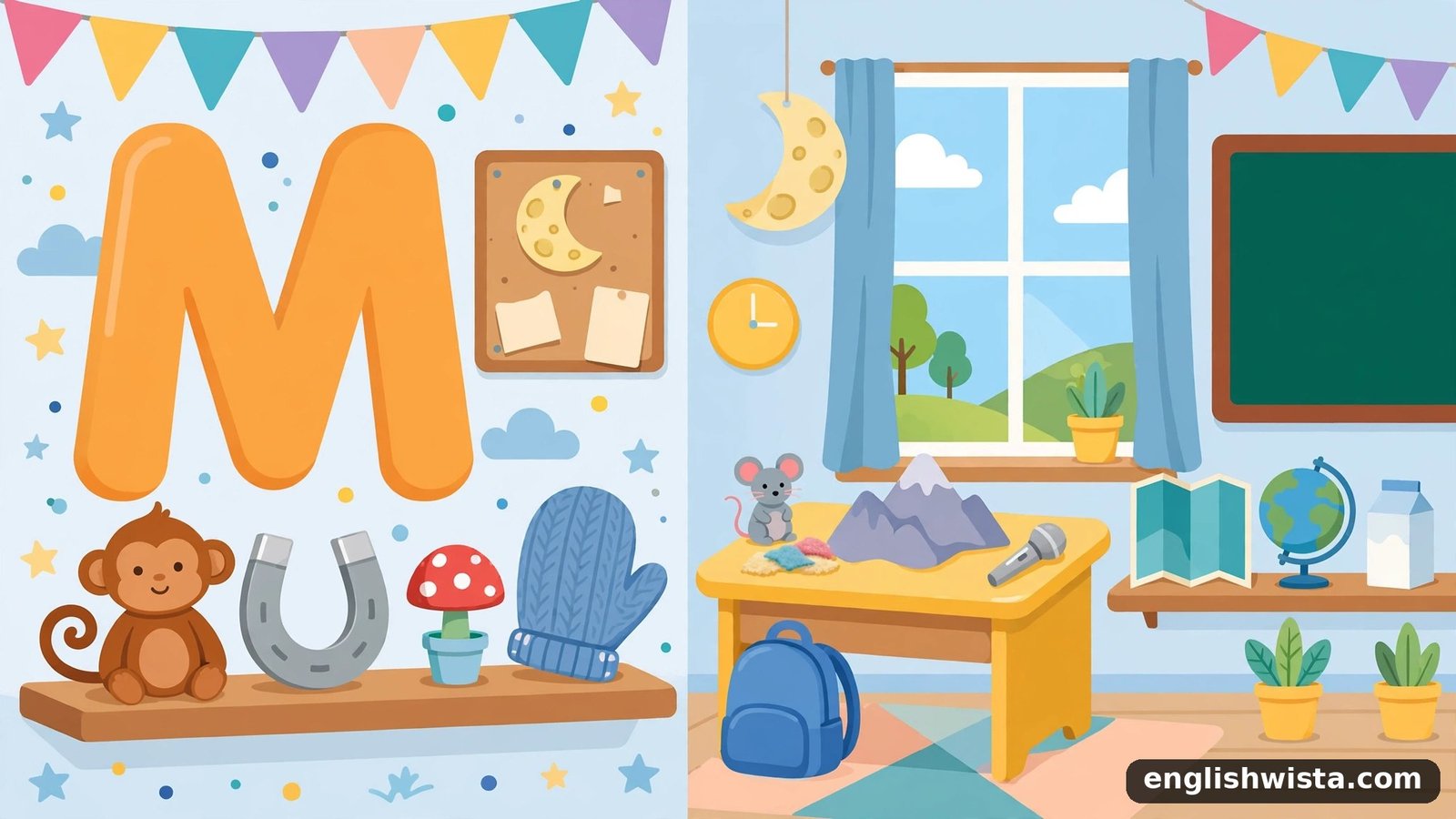 Classroom letter M