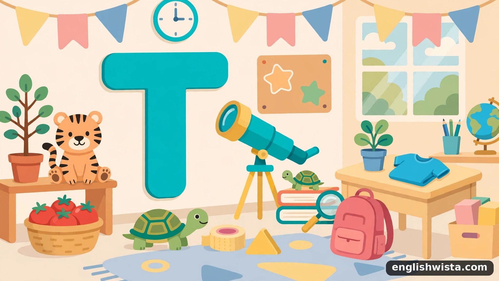 Classroom letter T