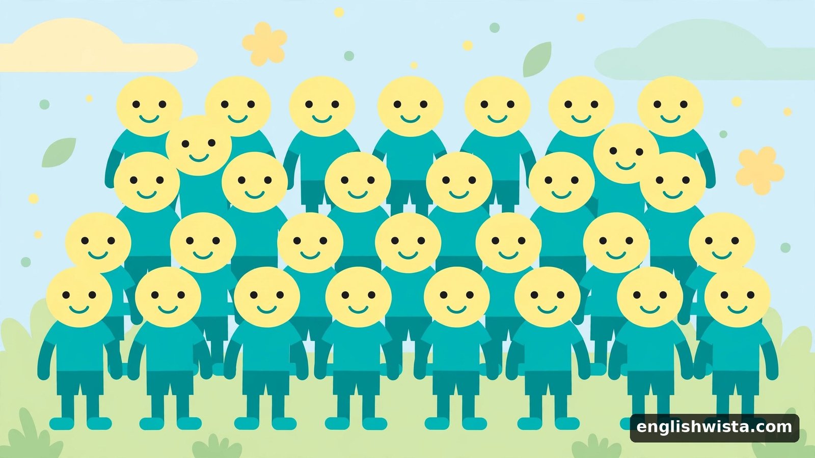 Background characters repeating the same walk cycle, npc