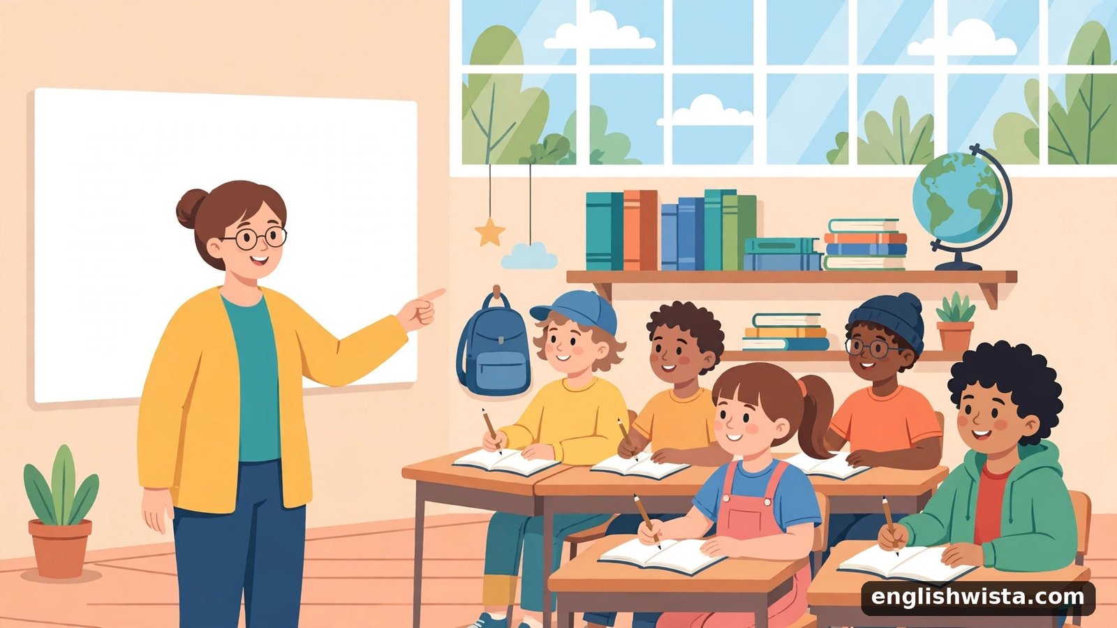 Classroom scene learning personal vs personnel