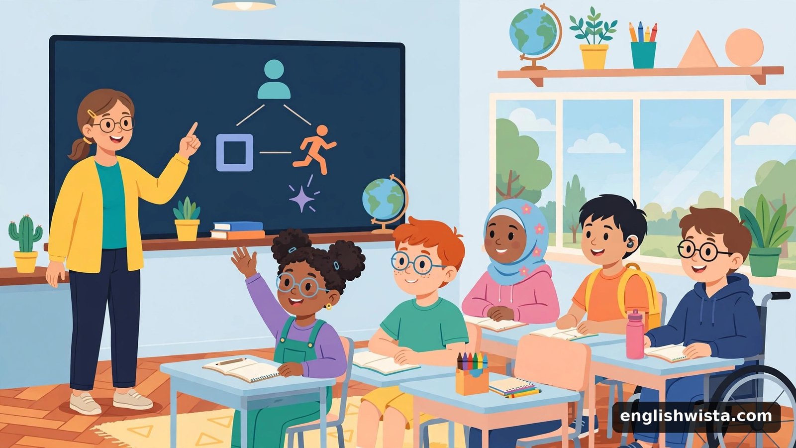 Classroom scene learning remind vs remember