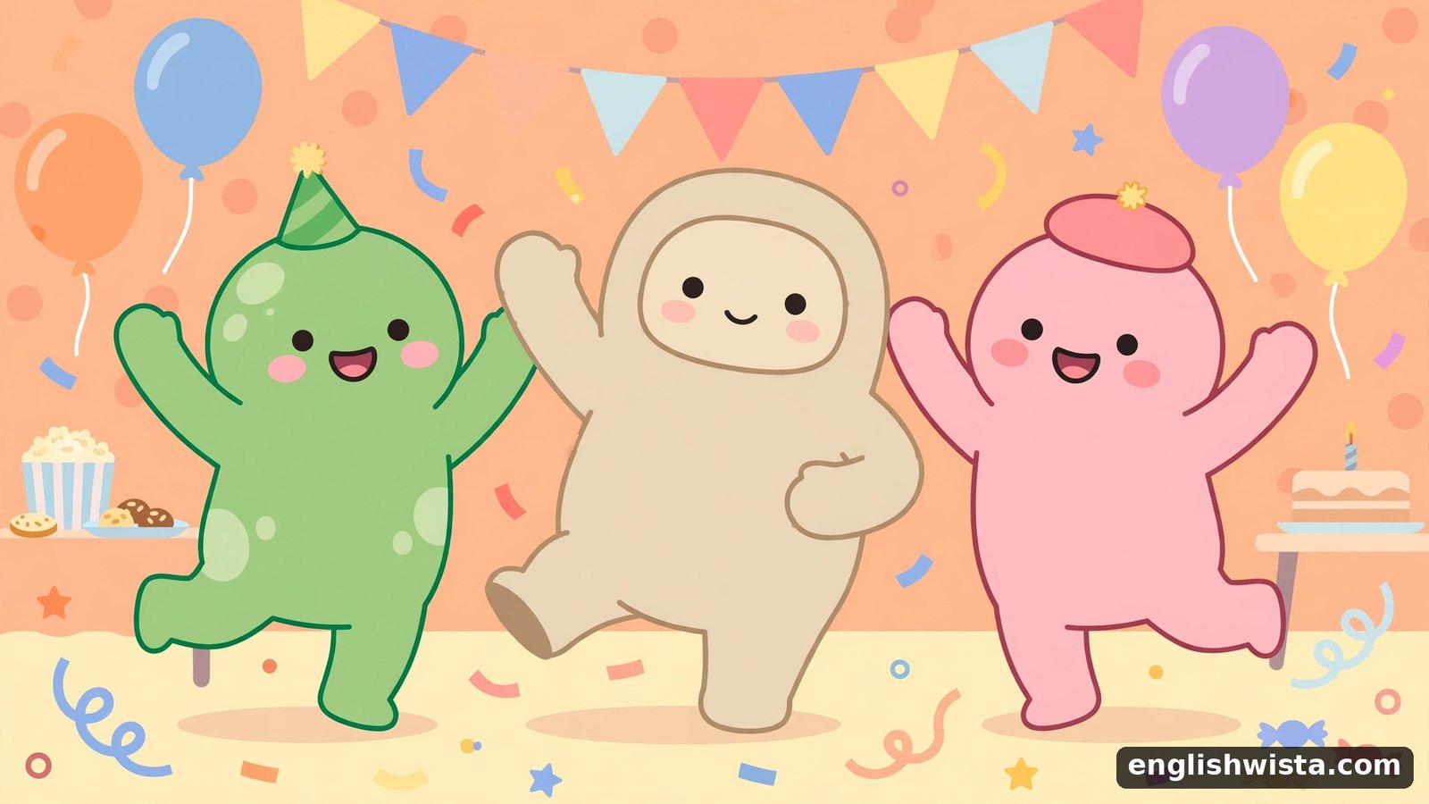 Friends doing a silly dance