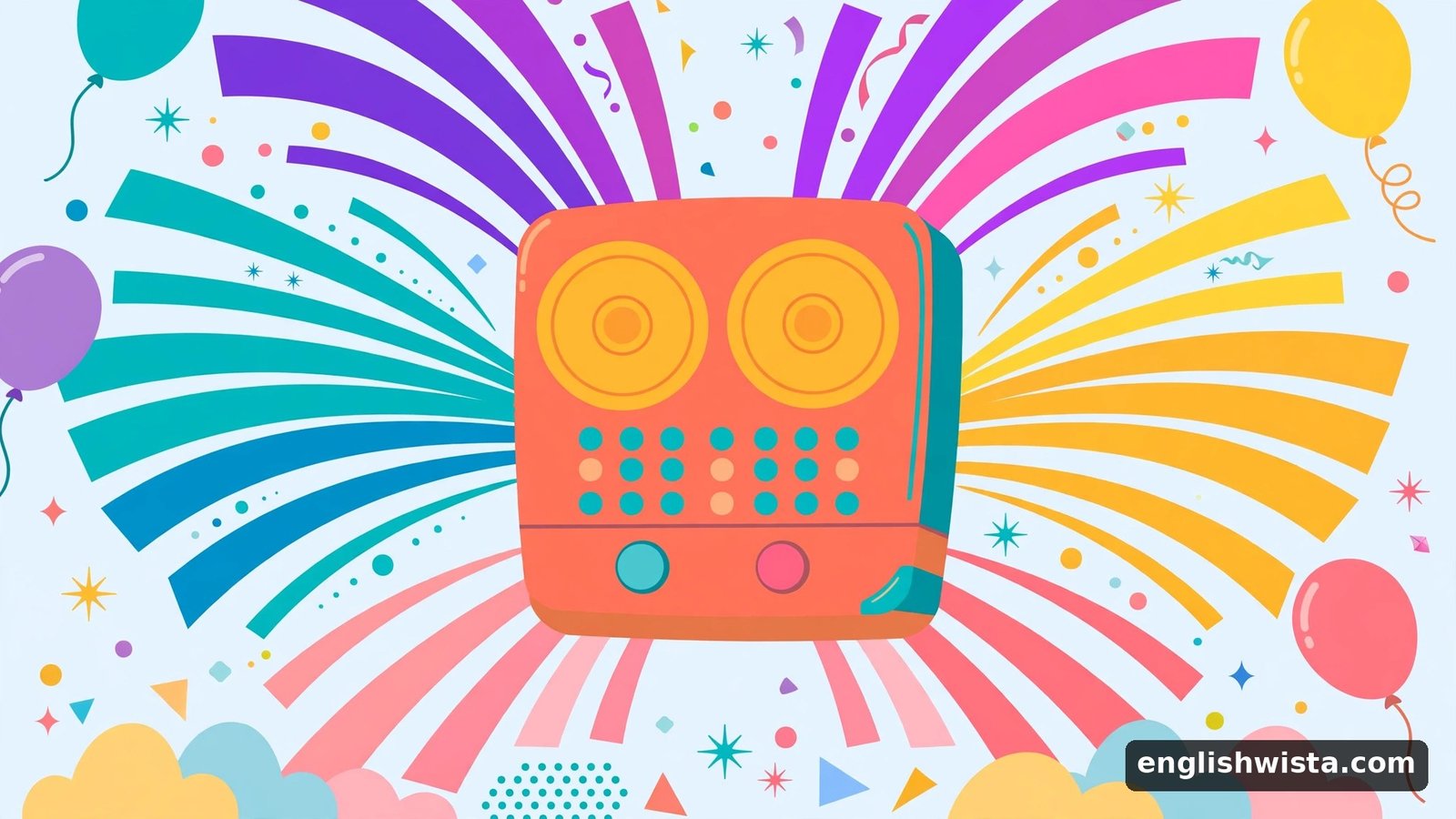 Speaker blasting music, song that slaps