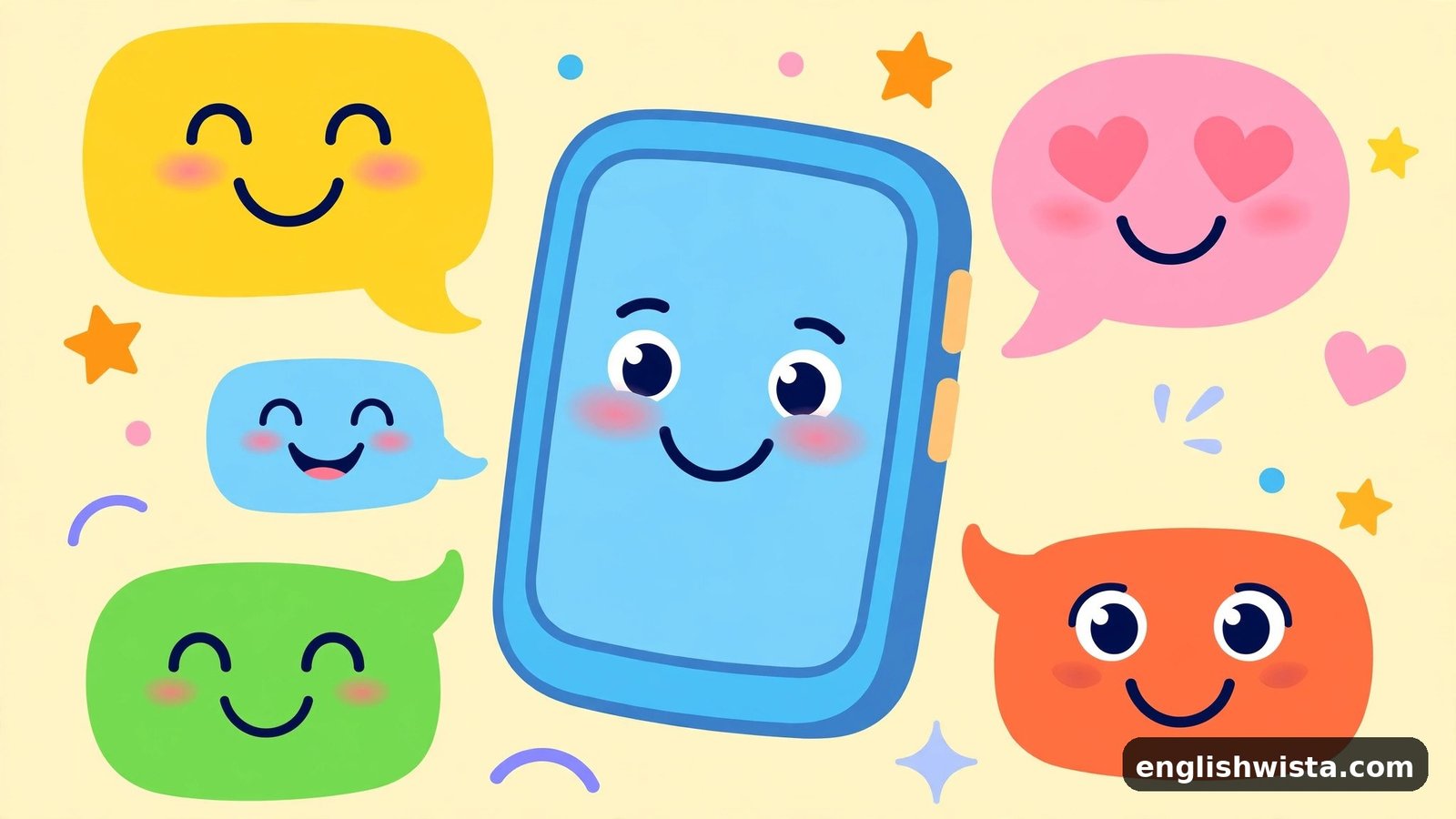 Phone with message bubbles for tbh meaning