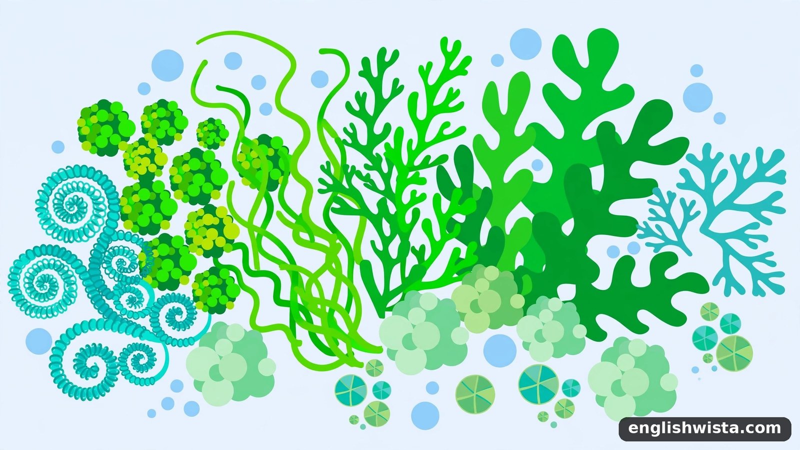 Illustration of many Algas