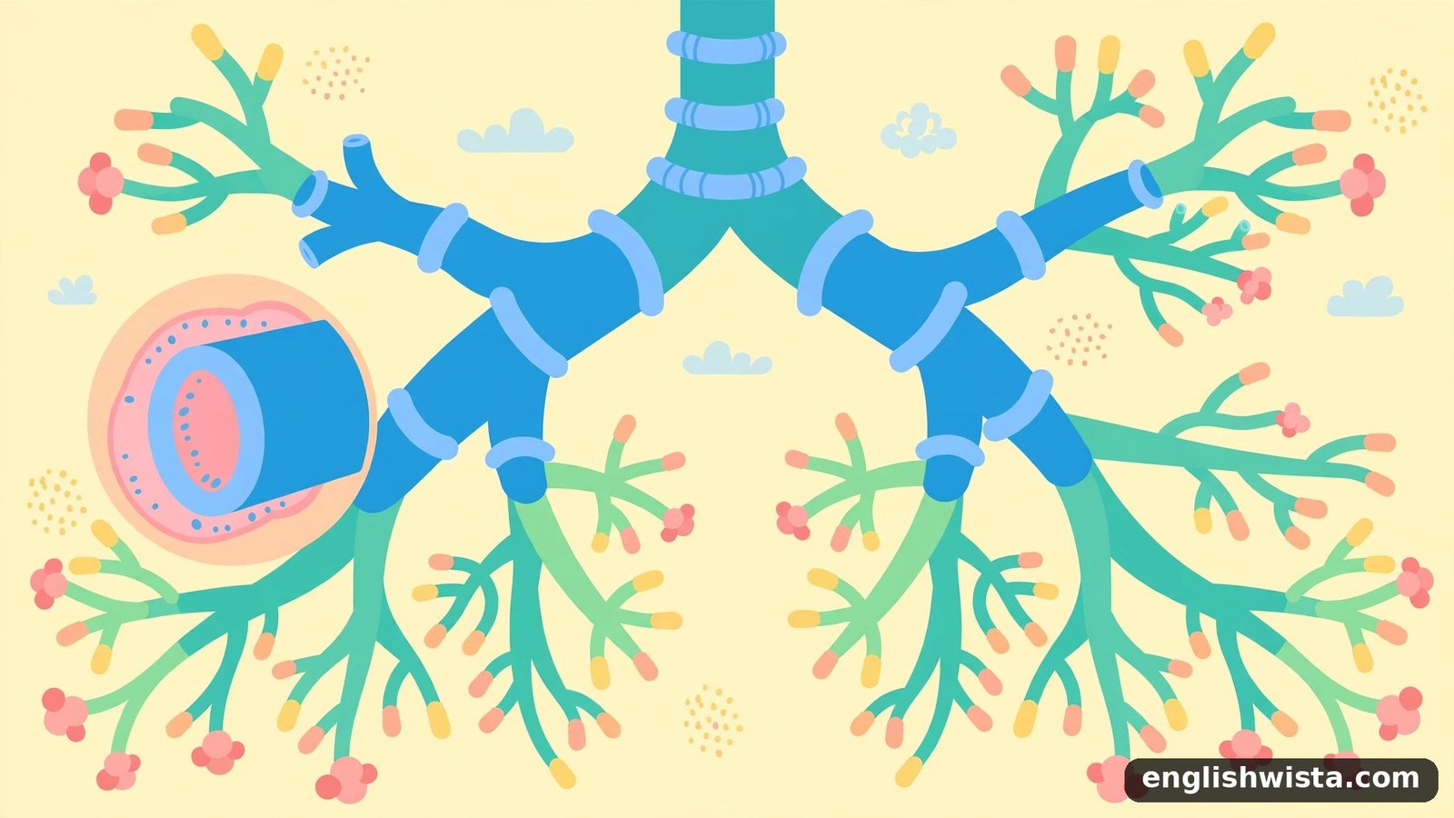One Bronchus Explained in Simple Words and many Bronchus Explained in Simple Wordss