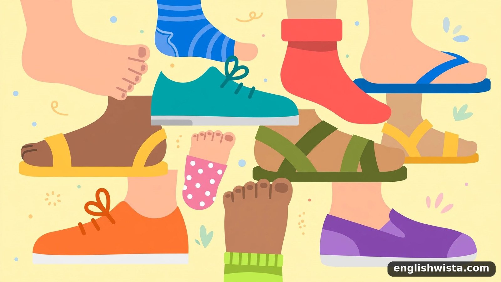 Illustration of many Foots