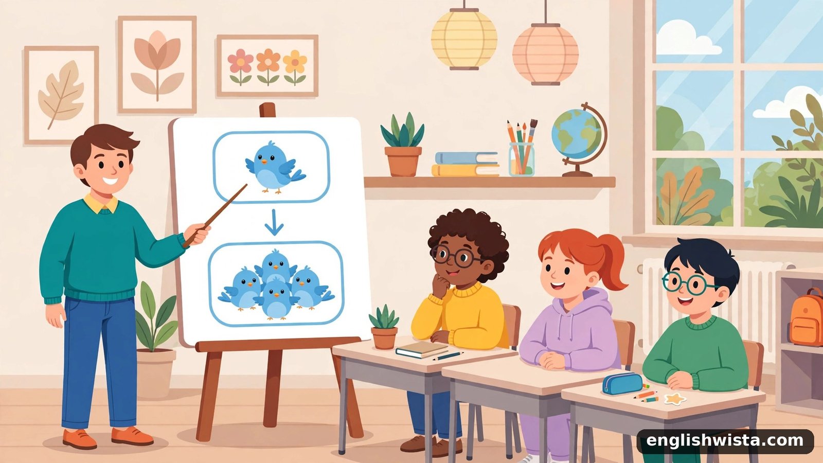 Classroom learning the plural of Genus