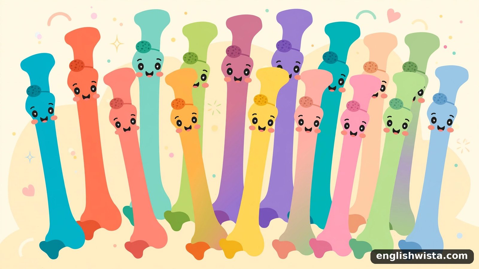Illustration of many Radiuss