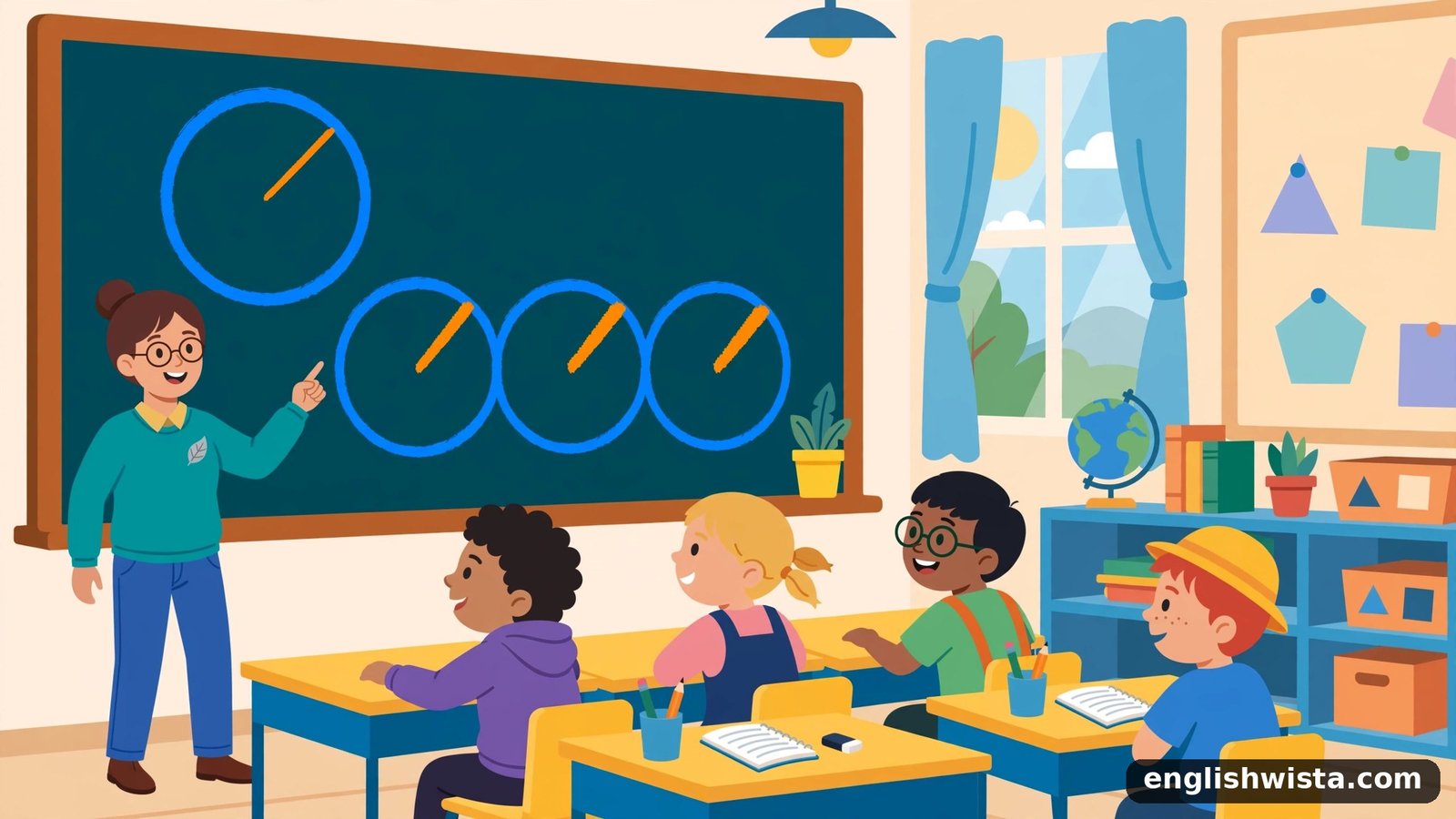 Classroom learning the plural of Radius