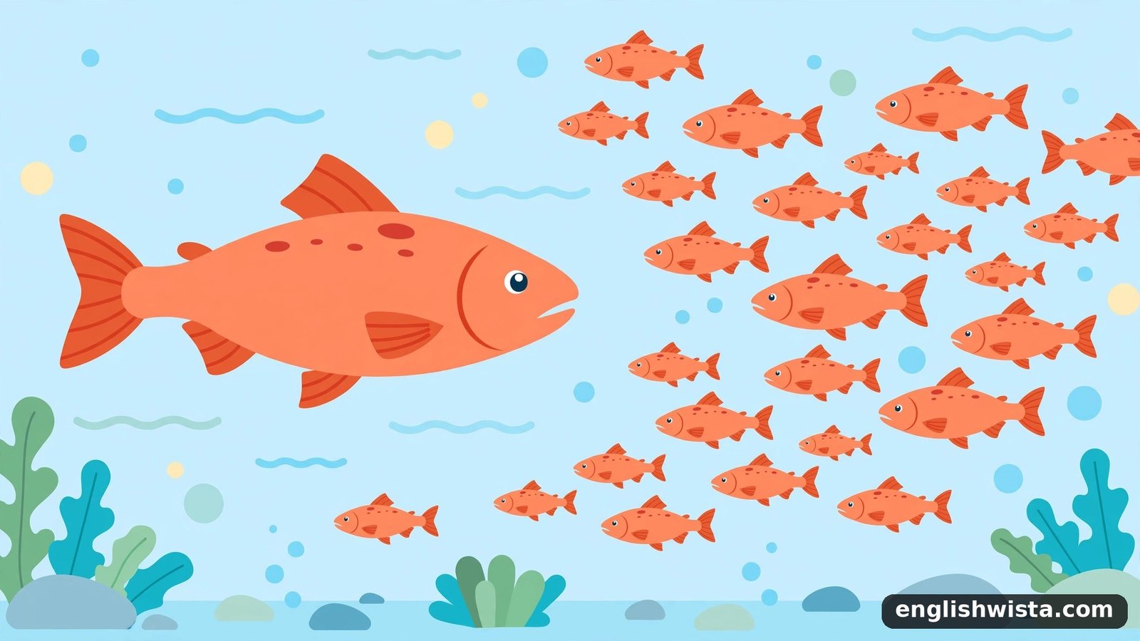 One Salmon Explained Simply and many Salmon Explained Simplys