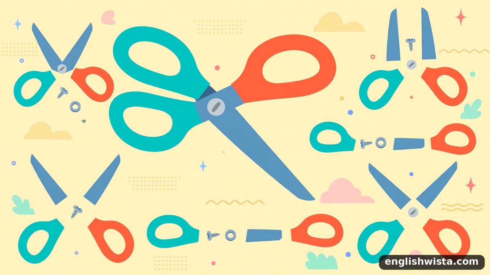 One Scissors Explained and many Scissors Explaineds