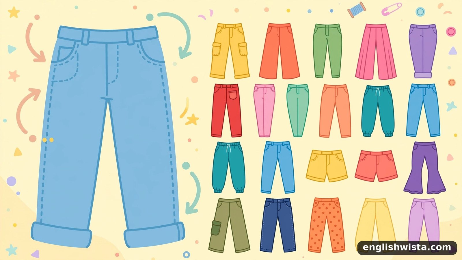 One Trousers Explained and many Trousers Explaineds